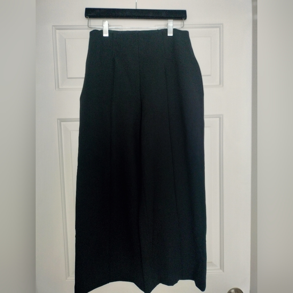 SPANX Ponte Wide Leg Cropped Pants Size Small